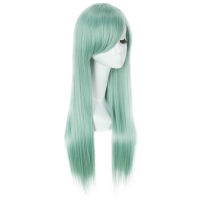 L- wig The Seven Deadly Sins Cosplay Wigs Elizabeth Liones Wig Long Green Straight Women Synthetic Hair Cosplay Wig