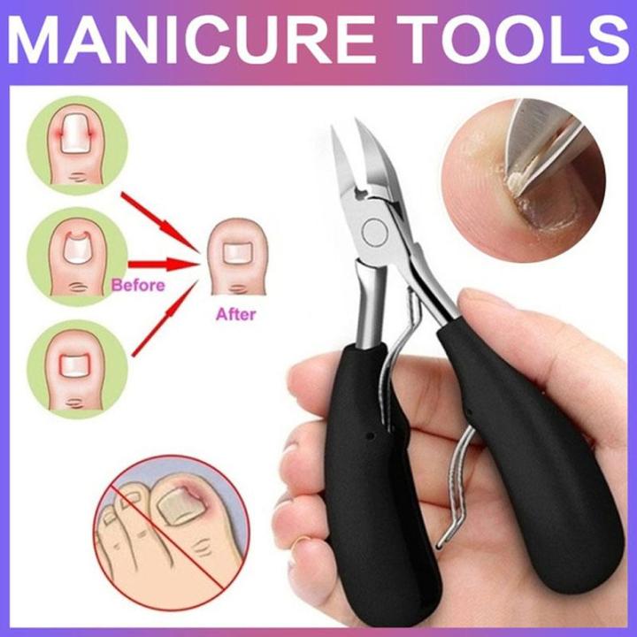 Professional Toe Nail Clippers Cutters Heavy Duty Chiropody Podiatry Pedicure Manicure Tool, Black