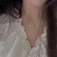 Jewelry Accessories For Women Charm Necklace For Women Shiny Necklace For Valentines Day Womens Butterfly Necklace Fashion Clavicle Chain