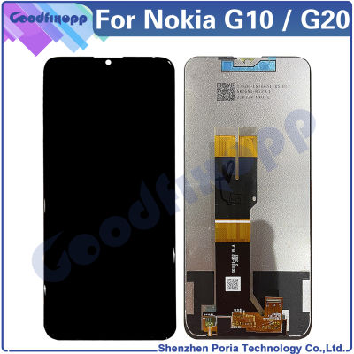 Nokia G10 TA-1334 TA-1346ชิ้นส่วนจอสัมผัสแอลซีดีของเครื่องแปลงดิจิทัลสำหรับ Nokia G20 TA-1336 TAA 1343 TA-1347 MA-1372,