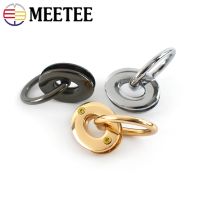 【CW】 10/20Pcs Meetee Metal O amp;D Rings Eyelet Buckes Side Clip Clasp Handle Buckle Luggage Handbag Leather Hardware Accessories