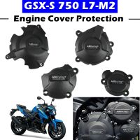 รถจักรยานยนต์ฝาครอบเครื่องยนต์ป้องกันกรณี GB Racing สำหรับ SUZUKI GSX-S750 L7-M2 GSX-S 750 GSXS750 2017-2022