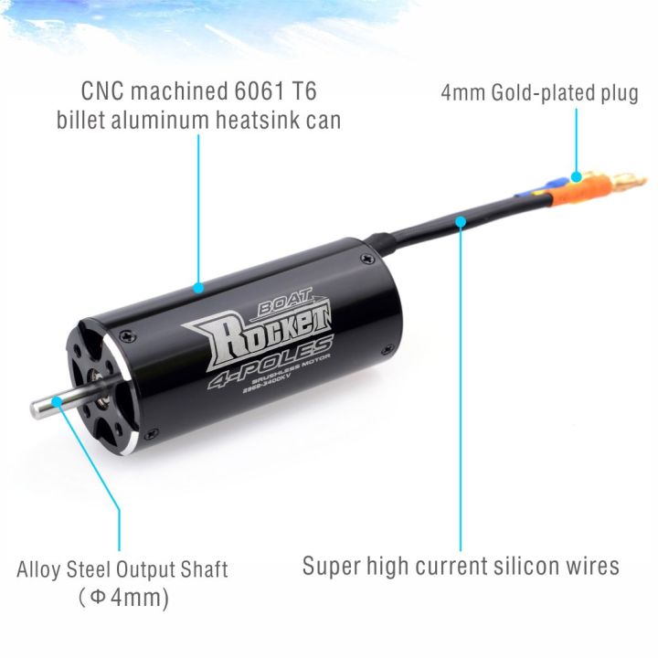 จรวด2968-3400kv-3800kv-4เสามอเตอร์ไร้แปรงถ่าน-เสื้อแจ็คเก็ตระบายความร้อนด้วยน้ำสำหรับ-feilun-ft011-ft012-600-800มม-เรือ1-10-1-8-rc-รถ