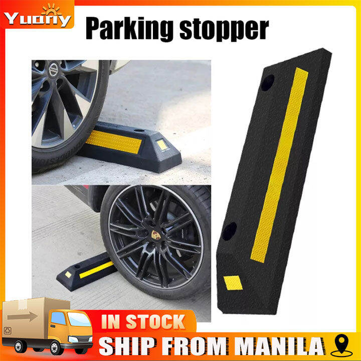 Heavy Duty Rubber Parking Stopper | Lazada PH