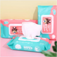 PP86 กระดาษทิชชู่เปียก Baby Wipes สูตรน้ำบริสุทธิ์ 1ห่อ80ชิ้น กระดาษทิชชู่เปียก