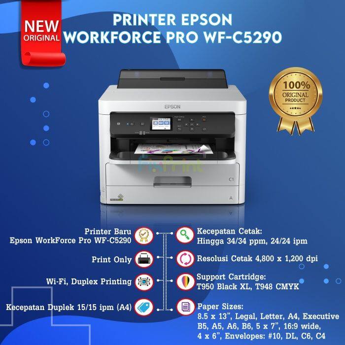 Printer Epson Workforce Pro Wf C5290 Wfc 5290 Wi Fi Duplex Lazada Indonesia 3430