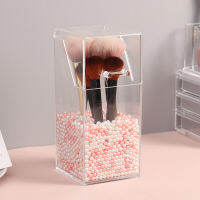 Acrylic Makeup Brush Holder Makeup Organizer Cosmetic Holder Lipstick Pencil Storage Container Transparent Storage Box Holder