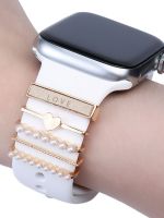 Decoration For Apple watch band series 8 7 6 5 4 se Accessories Diamond Jewelry Charms for Samsung/Huawei watch strap 20mm/22mm Straps