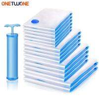 Vacuum Storage BagsVacuum Storage Space SaverDouble Zip Seal Reusable for BeddingPillowMattresQuiltClothesSweaterBlanket