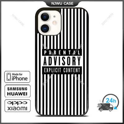Parental Advisory Phone Case for iPhone 14 Pro Max / iPhone 13 Pro Max / iPhone 12 Pro Max / XS Max / Samsung Galaxy Note 10 Plus / S22 Ultra / S21 Plus Anti-fall Protective Case Cover