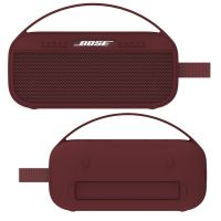 ซิลิโคนปลอกเคสสำหรับลำโพงบลูทูธแบบพกพา Soundlink Flex (Carmine Red)