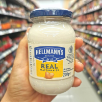 Hellmanns Real Mayonnaise เฮลแมนส์ เรียล มายองเนส 200 มล.