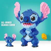 ตัวต่อขนาดเล็ก2300ชิ้นสติทช์บล็อคก่อสร้างประดับเพชรสำหรับเด็ก Lilo Stitch โมเดล3D น่ารักสำหรับบล็อคนาโน