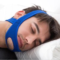 【cw】 Anti Snore Stop Snoring Chin Strap Belt Anti Apnea Jaw Solution Sleep Support Apnea Belt Sleeping Care Tools