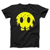 2023 New  Smiley Moon T-shirt, Smiley Moon Skull T-shirt, Skull T-shirts, Men and Shirts, Funny Shirt birthday gift Valentines Day gift