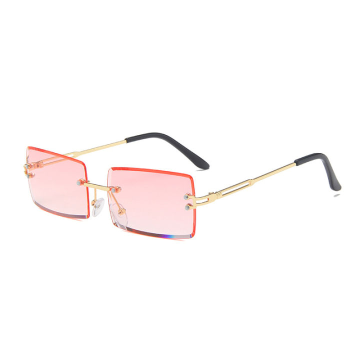 ladies-european-and-american-metal-square-sunglasses-womens-large-frame-sunglasses-diamond-cut-edge-gradient-color-sun-glasses