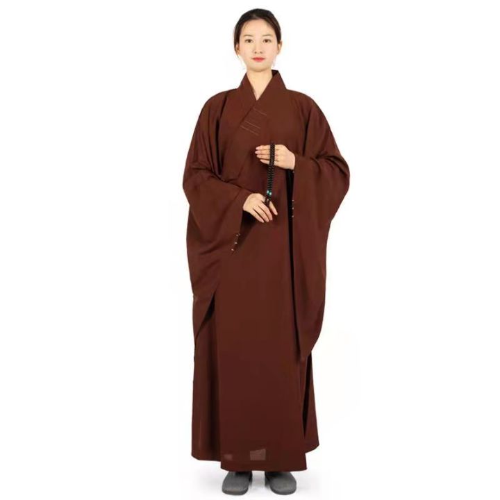 พร้อมสต็อก-ชุดเจ้าหญิงเส้าหลินเส้าจีนโบราณสำหรับพระชุดเสื้อผ้าพุทธศาสนาเสื้อผ้าพระ