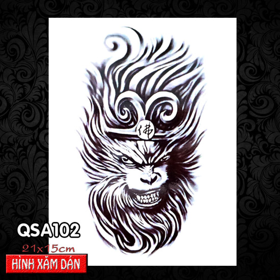 Wukong Tattoo FULL BACK - And Meaning of American Hou Vuong Tattoo - Black  Box INK VN - YouTube