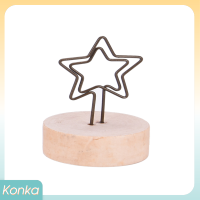 ✨ Konka ไม้ Memo pincer คลิปกระดาษ Photo CLIP Holder ไม้หนีบขนาดเล็กขาตั้ง pegmdau