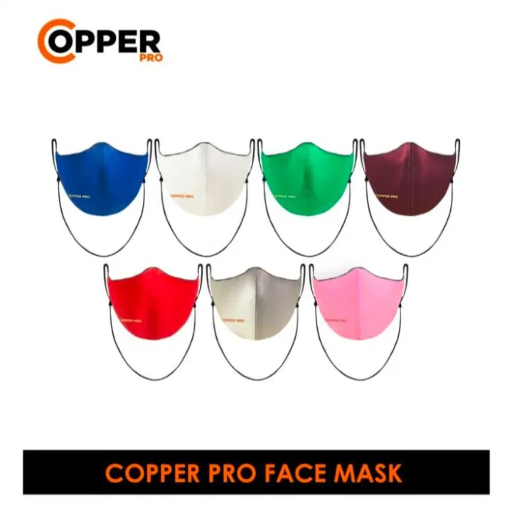 Burlington Antimicrobial Copper Pro Face Mask Lazada PH