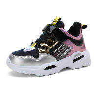 Kids Sport Shoes for Girls 2021 Autumn Winter Plush Warm Casual Sneakers Children Tenis Light Running Shoes New Arrval Fashion