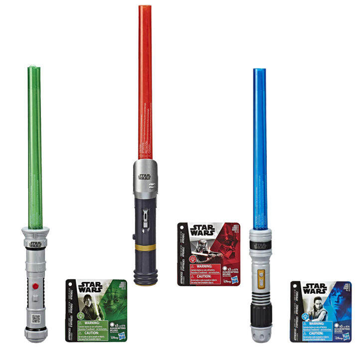 Hasbro Star Wars Lightsaber Academy Level 1 Green Lightsaber Toy with