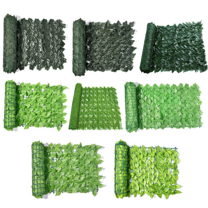 Artificial Leaf Screening Roll UV Fade Protected Privacy Hedging Wall