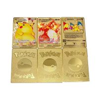 Holiday Discounts 2022 Pokemon Cards  Silver Vmax GX Card Box Charizard Pikachu Rare Collection Battle Trainer Card Box Children Boy Toys Gift