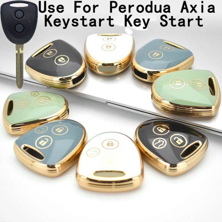 Perodua Axia silicone remote key cover Key start Car Key Case