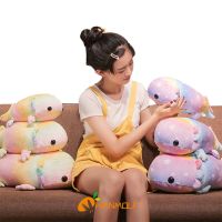 37/46/58Cm Fantastic Newt Salamander Axolotl Doll Squishy Soft Underwater Animal Plush Toy Stars Hearts Printing Kids