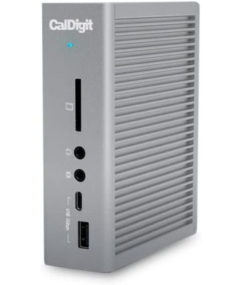 CalDigit TS3 Plus Thunderbolt 3 Dock - 87W Charging, 7X USB 3.1 Ports, USB-C Gen 2, DisplayPort, UHS-II SD Card Slot, LAN, Optical Out, for 2016+ MacBook Pro &amp; PC (Space Gray - 0.7m/2.3ft Cable)