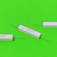 ตัวต้านทาน R เซรามิค ซีเมนต์ กระเบื้อง Ceramic Cement Resistor 10W #CR 10W (1 ตัว)