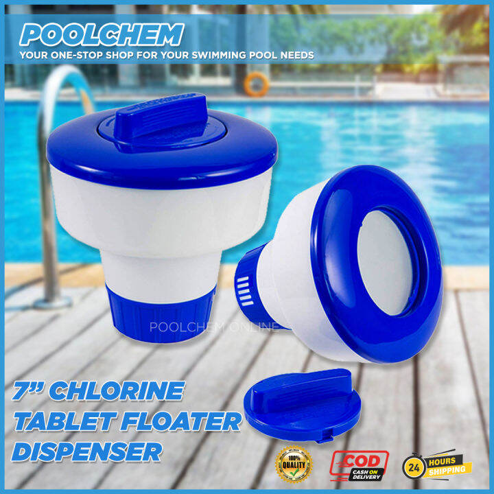 POOLCHEM Chlorine Tablet Floater Heavy Duty Chlorine Tablet Dispenser