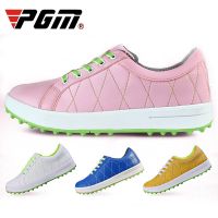 PGM Women Golf Shoes Waterproof Anti-skid Womens Light Weight Soft and Breathable Sneakers Ladies Casual Sports Shoes XZ033