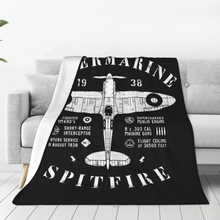 in-stock-superocean-flame-spraying-heating-blanket-wool-soft-flannel-fighter-plane-war-pilot-aircraft-throw-blanket-sofa-bed-can-send-pictures-for-customization