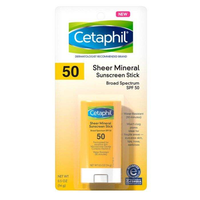 Cetaphil Sheer Minerals Sunscreen Stick SPF 50 (14g) | Lazada PH