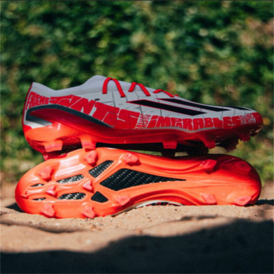 Football Boots speedportal Speedflow.1 รองเท้าฟุตบอล สีแดง ทอง FG