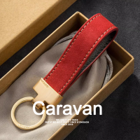 Caravan Crew พวงกุญแจ Keychain หนัง เคลือบ พวงกุญแจรถยนต์ พวงกุญแจเท่ๆ