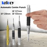 Automatic Center Punch Spring Loaded Locator Woodworking Metal Drill Adjustable Kerner Center Pin Press Dent Marker Hand Tools