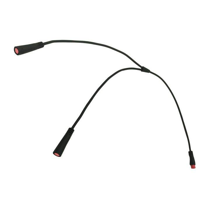 Scooter Brake Sensor Y Splitter Cable 1 To 2 2 Pin ABS Black Electric Bicycle Lazada PH