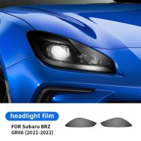 2PCS Car Headlight Protective Film For Subaru BRZ GR86 2021 2022 2023 Front Light Transparent TPU Protection Sticker Accessories