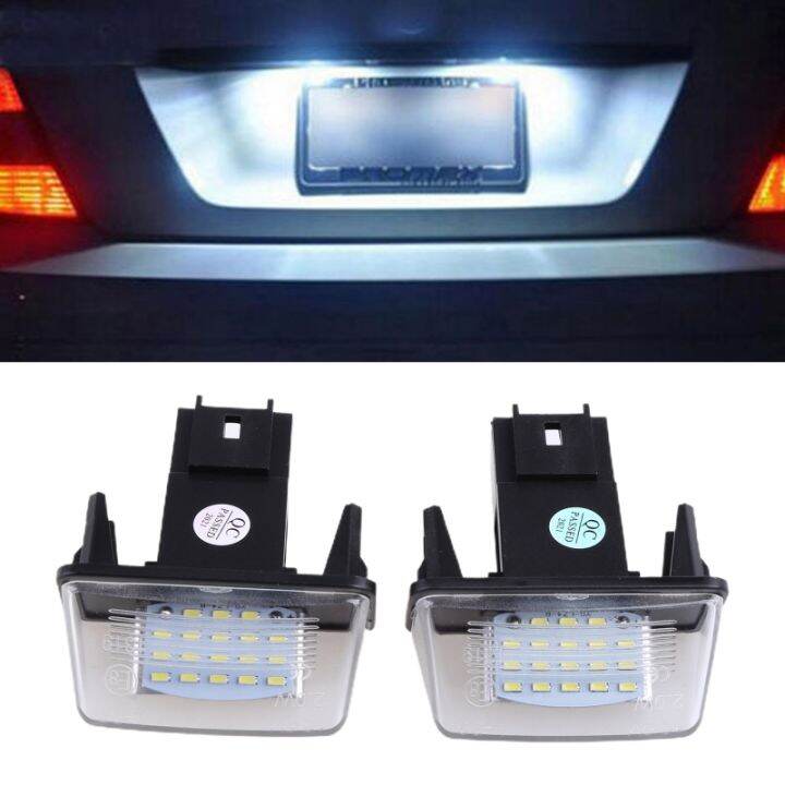 m76e-1-18-led-ไฟส่องป้ายทะเบียนสำหรับ206-207-307-308-406-citroen-c3-c4c5c6-206406307