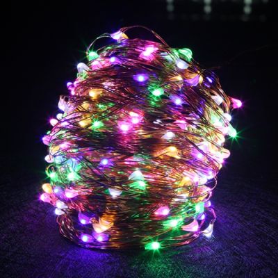 12V Copper String Lights with Power Adapter 10m 20m 30m 50m Led Fairy Light for Wedding Party Christmas Home Decoration
