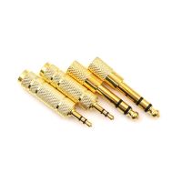 【YF】 3.5mm Male to 6.5 mm Female Adapter 3.5 plug Jack Stereo Audio Adaptor For Microphone Headphone AUX Cable Convertor Gold