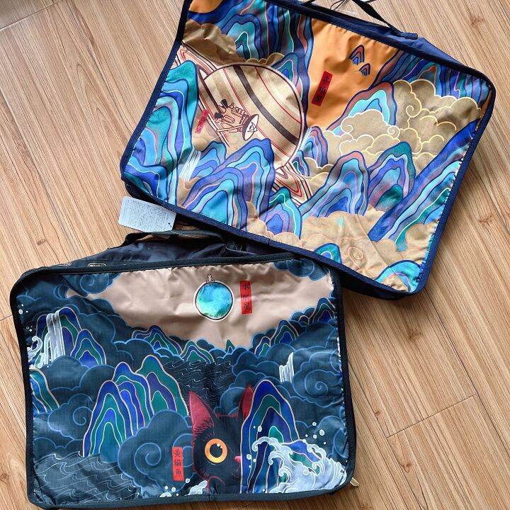 lesportsac-2023-กระเป๋าใส่อุปกรณ์อาบน้ำ1436กระเป๋าเก็บของกระเป๋าเก็บสัมภาระกระเป๋าขนาดใหญ่และขนาดกลาง