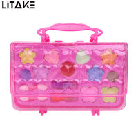 Pretend Makeup Kit For Girls Pretend Play Makeup Set With Cosmetic Case Cosmetic Toys Birthday Gifts For Girls Aged 3+