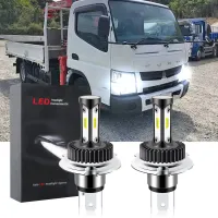 หลอดไฟหน้ารถยนต์ LED T12 6000K ฮาโลเจน สีขาว แบบเปลี่ยน สําหรับ 2012-2017 Mitsubishi Fuso Canter FE125 180 (1 คู่) เสียบและเล่น