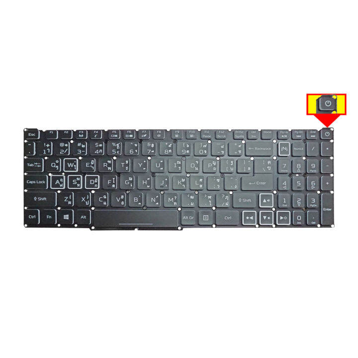 คีย์บอร์ด-acer-keyboard-ไทย-อังกฤษ-สำหรับรุ่น-nitro-5-an515-54-an515-55-an515-43