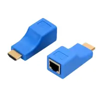 【❈】 Infinityclicks สายต่อ HDMI 4K ขยาย HDMI สูงถึง30เมตรเกิน CAT5e / 6 UTP สาย LAN อีเธอร์เน็ต RJ45พอร์ตเครือข่าย LAN