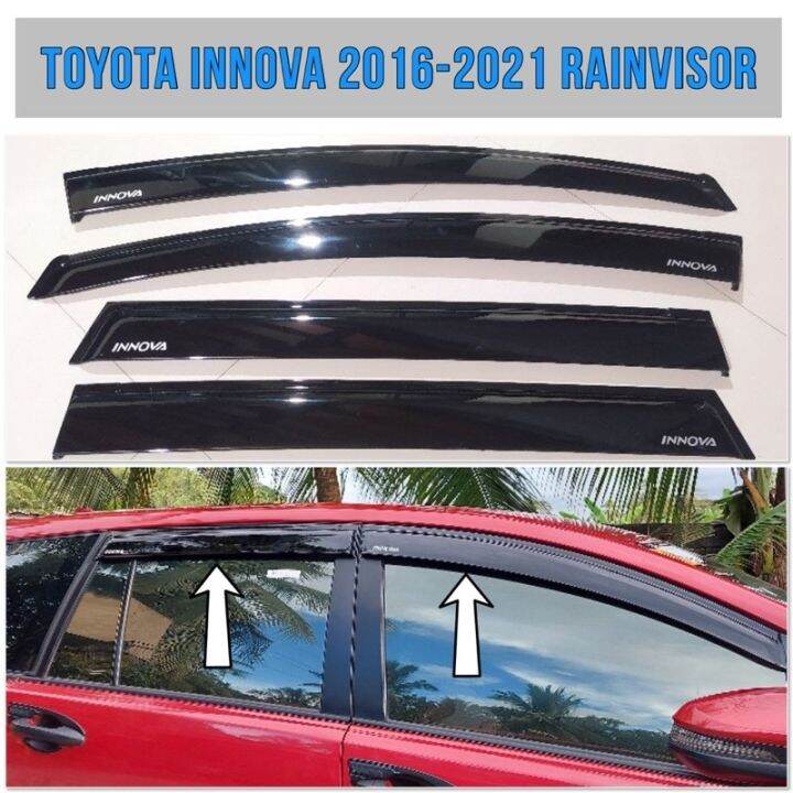 Toyota Innova 2016-2022 Rain Visor | Lazada PH